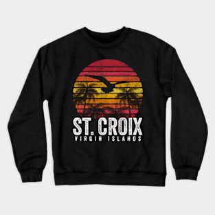 St Croix Beach Island Wo Crewneck Sweatshirt